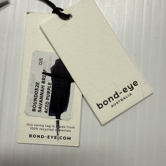 Bond-Eye Bikini Bottom Women's Purple Savannah High Waist Swimwear  Size O/S NWT - Picture 7 of 8